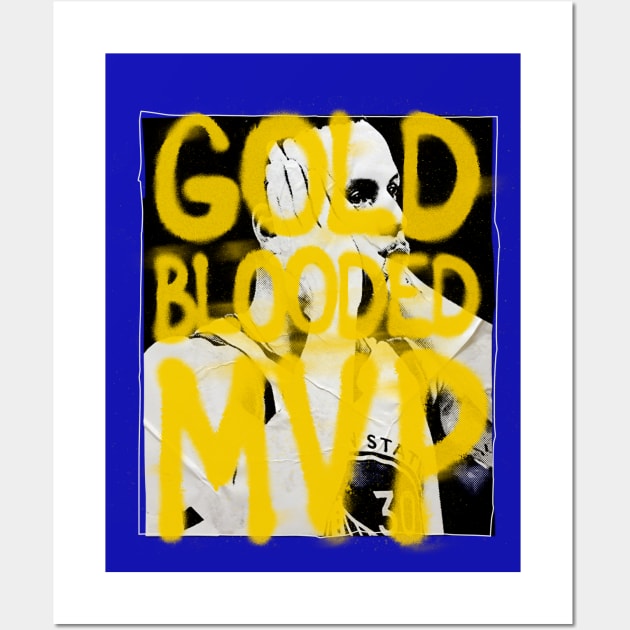 Gold Blooded MVP Wall Art by Aefe